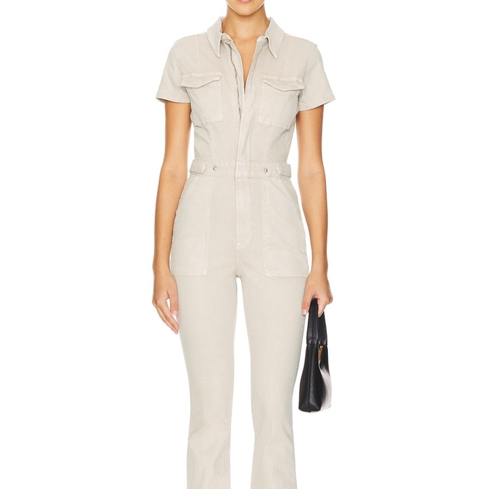Good American Fit For Success Jumpsuit in Sand004